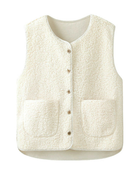 Gilet sans manches- Douceur d'hiver