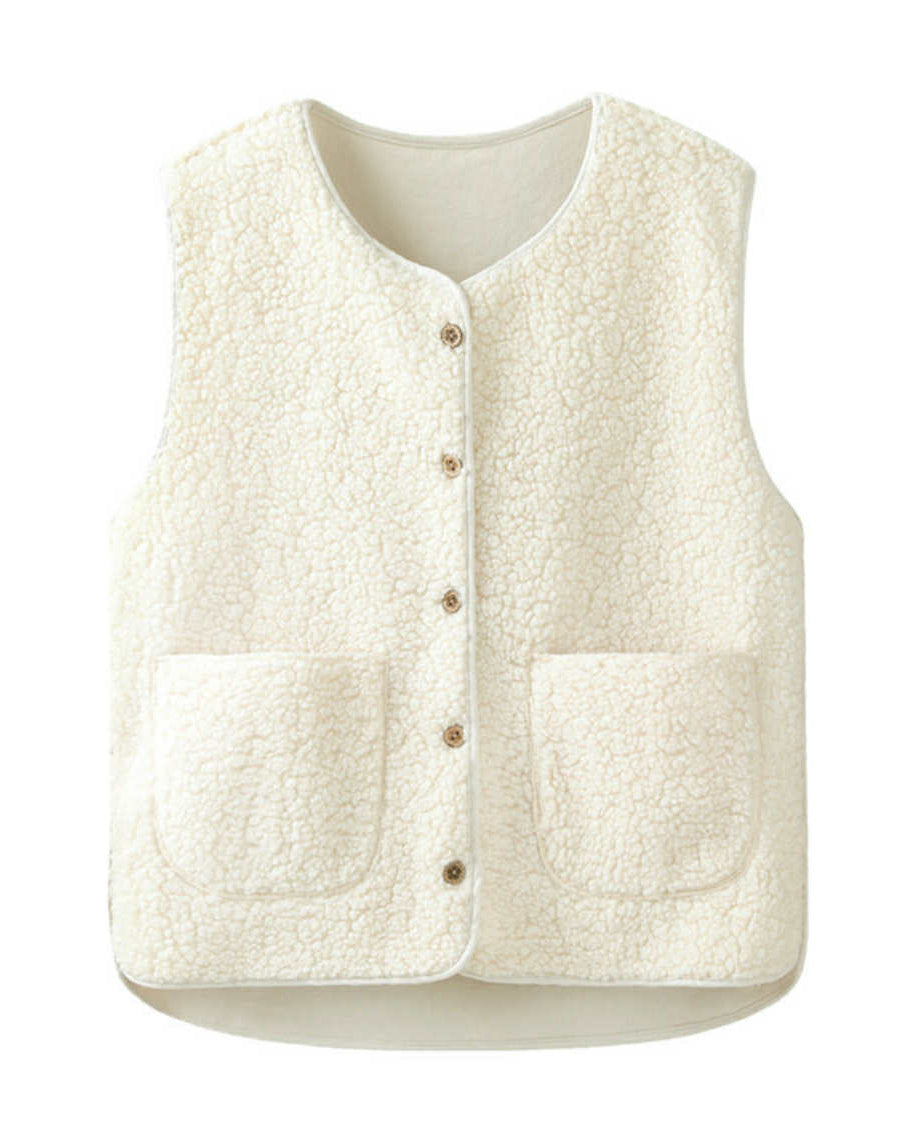 Gilet sans manches- Douceur d'hiver